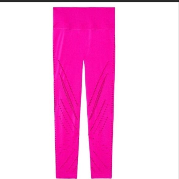 Victoria’s Secret Seamless sport High Rise Tight & matching Top set Fuchsia XL - Picture 4 of 6